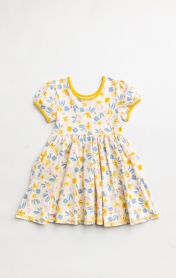 NWT Girls Finding Foxtale Sunday Best  Dress Size 6 Yellow Floral
