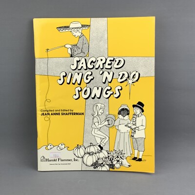 Sacred Sing 'n Do Songs (Gesang & Klavier) Noten J.A.Shafferman 
