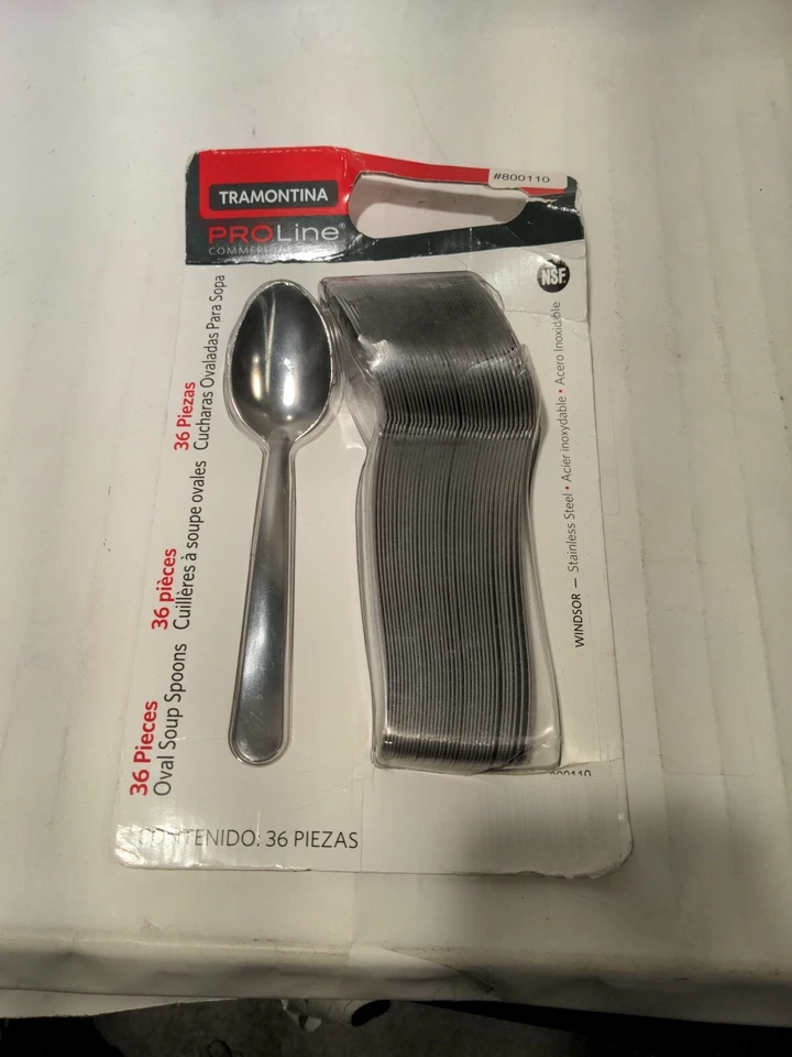 Tramontina PROLine Commercial Grade Stainless Steel Teaspoons 36 ct