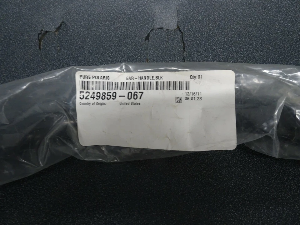New Polaris OEM Medium Handlebar Gloss Black, Fits 07-12 HO, Turbo #5249859-067 - Image 4 of 4