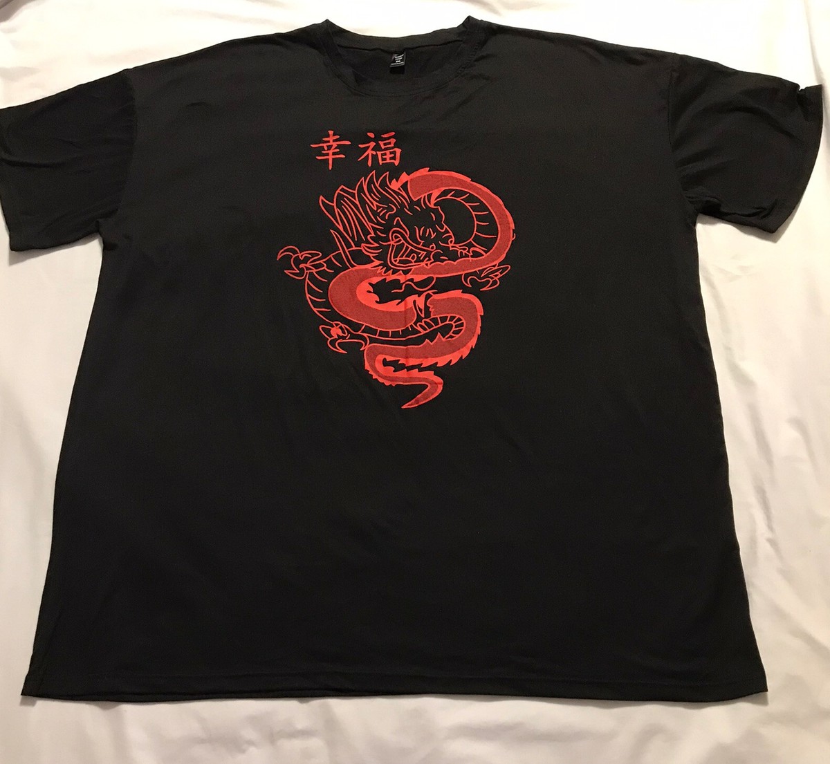 Shein Curve Shirt Womens Size 2XL Black Red Dragon | eBay