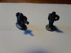 Traveller Miniatures, Painted Black, Poss. Ral Partha, Aliens, Lot of 2, 15 mm