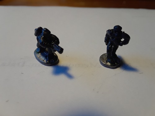 Traveller Miniatures, Painted Black, Poss. Ral Partha, Aliens, Lot of 2, 15 mm - Picture 1 of 2
