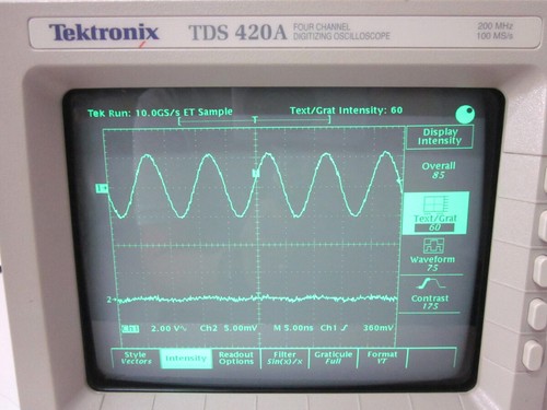 Tektronix TDS420A Oscilloscope 4CH 150MHz Used from Japan Free Shipping - Picture 8 of 10