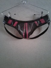 JOCK UOMO BORDO NERO e ROSSO molto sexy S M L XL
