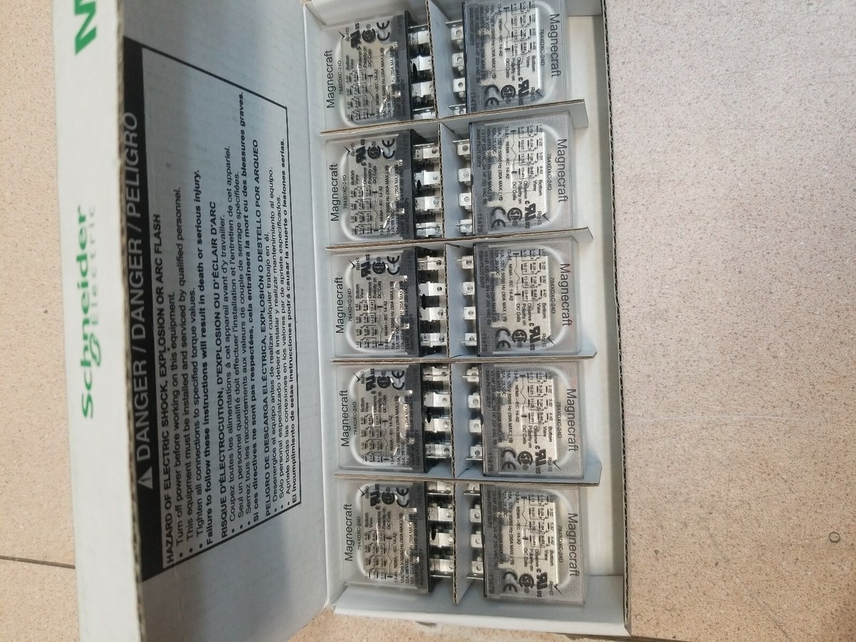 NEW SCHNEIDER ELECTRIC 784XDXC-24D Plug In Relay,14 Pins,Square