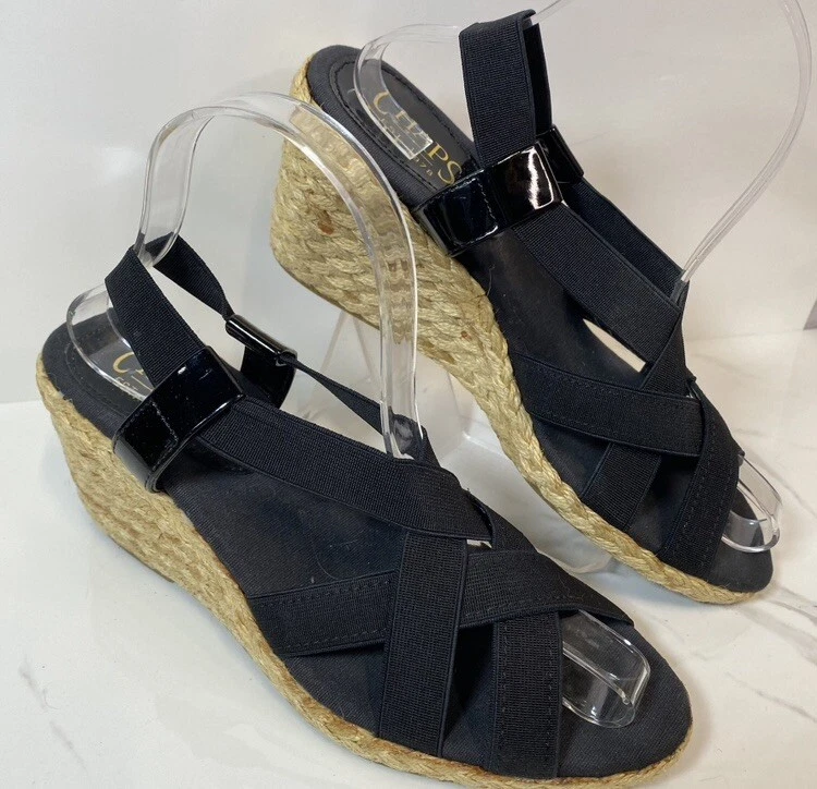 Chaps espadrille best sale wedge