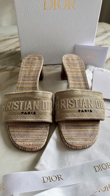 Dior Dway Slide mit Absatz inkl, Box, Staubbeutel