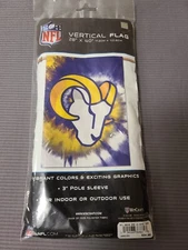 Los Angeles Rams NEW LOGO Vertical Flag 28x40 NFL Football Super Bowl Champs New