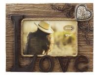 Rustic Love Picture Frame 4 X 6 Photo Horizontal - Decorative Table Top Rustic Love Picture Frame 4 X 6 Photo Horizontal - Decorative Table Top