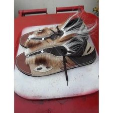 Imbadada Zulu rubber sandals African shoes summer slides slip on's traditional