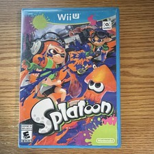 Splatoon Nintendo Wii U 2015 Game Disc & Original Case No Manual Nintendo