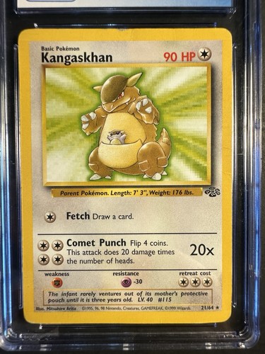 Kangaskhan (Unlimited) graded CGC 5 for sale on eBay