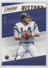 2019 Panini Prestige History Makers Xtra Points Bronze 16/25 Dan Fouts HOF 9o3