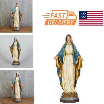 Artisan Crafted Our Lady of Grace Statue 10.8 Inch Elegant Design for Display