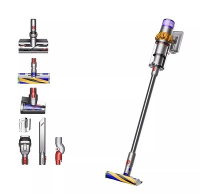Dyson V15 Detect Absolute Kabelloser Staubsauger Gelb/Nickel