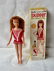 Skipper Doll Barbie's Little Sister Redhead w Original Box Vintage 1963. Mattel
