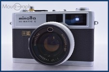   AS IS  MINOLTA HI-MATIC E 40mm F1.7 FromJapan am3750