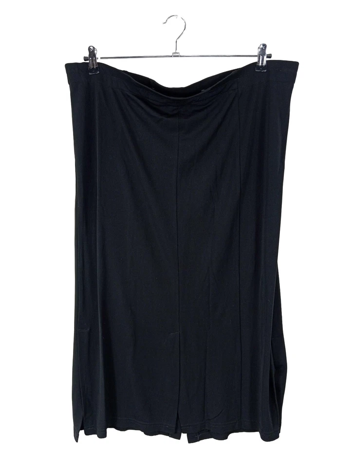 MY LINE Jupe taille haute Dames Jupe T EU 50 noir style décontracté - Photo 1/4