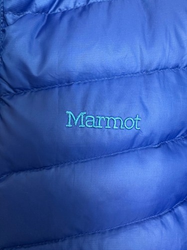Marmot Jena Down Puffer Jacket Women's M 700 Fill Royal Blue Lightweight Outdoor - Picture 5 of 9