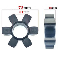 1PCS For HRC-90 Rubber Element Black Coupling Insert