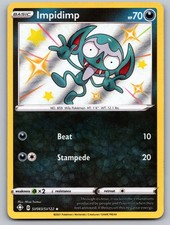 impidimp pokemon card value 2020 S4a Shiny Star V Shiny Holo #282/190 Fusion Strike Singles Impidimp Stellar Crown Pokemon Card