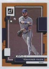 2022 Panini Donruss Holo Orange Isiah Kiner-Falefa #114 y0i