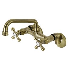 Kingston Brass KS213 Magellan 1.8 GPM Widespread Bridge Kitchen - Brass