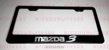 Mazda 3 Stainless Steel Finished License Plate Frame Holder Rust Free