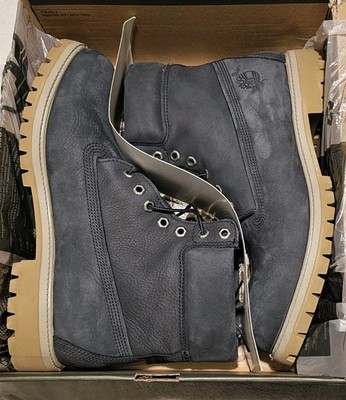 Timberland 6 Inch Premium Dark Grey Mens Size 11.5 Boot Waterproof Nubuck 