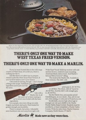 1979 Marlin Firearms - Model 336 Rifle - West Texas Venison Recipe ...