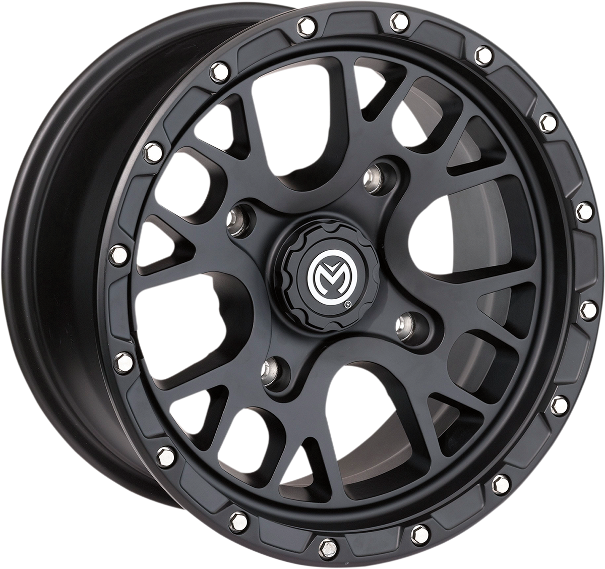 Moose Racing 545X ATV/UTV Wheels 15X7 - 4/110 Satin Black 0230