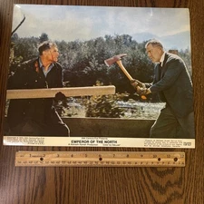 VTG 1973 Emperor of the North Movie Lobby Card Poster Kenneth Hyman Lee Marvin