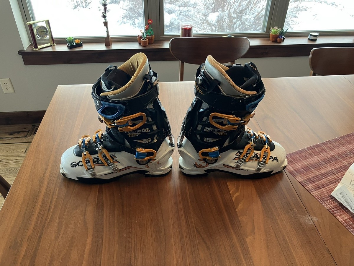 SCARPA Maestrale RS Men's Alpine Touring Ski Boots Black White SX