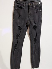 Aeropostale High Rise Jeggings In Black Size 6 reg