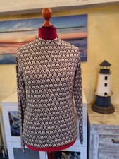 ❤️ SCOTCH & SODA Printed Shirt 59,-€ MAISON navy sand longsleeve Top XL Bluse