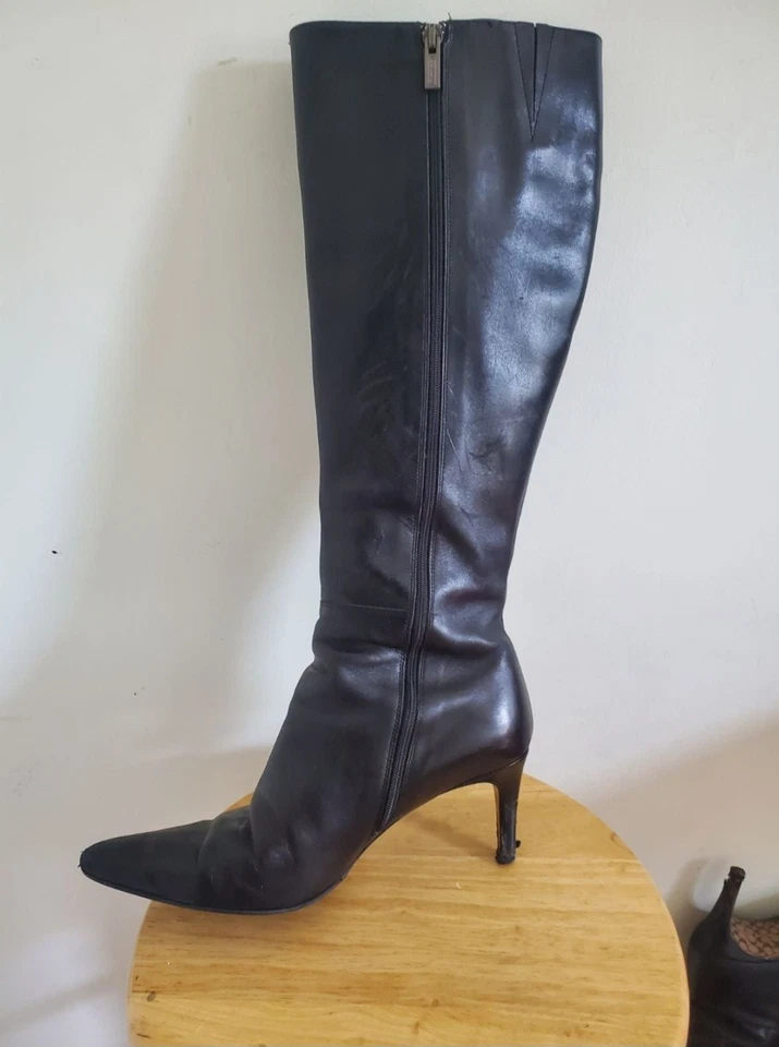 Coach колена черный загрузки - размер 8 - Изображение 3 из 4