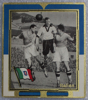 Football KING football 1930 LS D-ITALY 0:2 Frankfurt   G. MEAZZA + F. SZEPAN