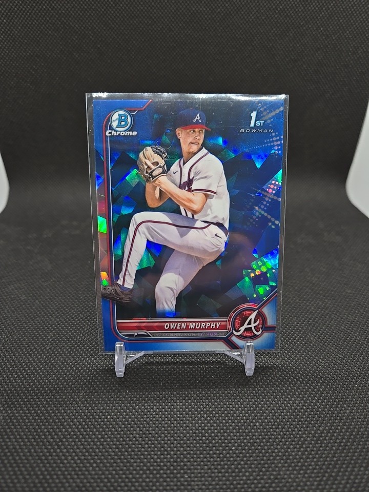 2022 Bowman Chrome Owen Murphy 1st Bowman RC #BDC-145 Sapphire Refractor