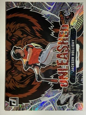 2023 Panini Donruss - Unleashed Jackson Holliday #U14 Vector (RC) HOLO - MINT