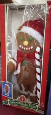 Vintage Telco Motionettes Animated GINGERBREAD BOY Christmas Figure 24" RARE VTG