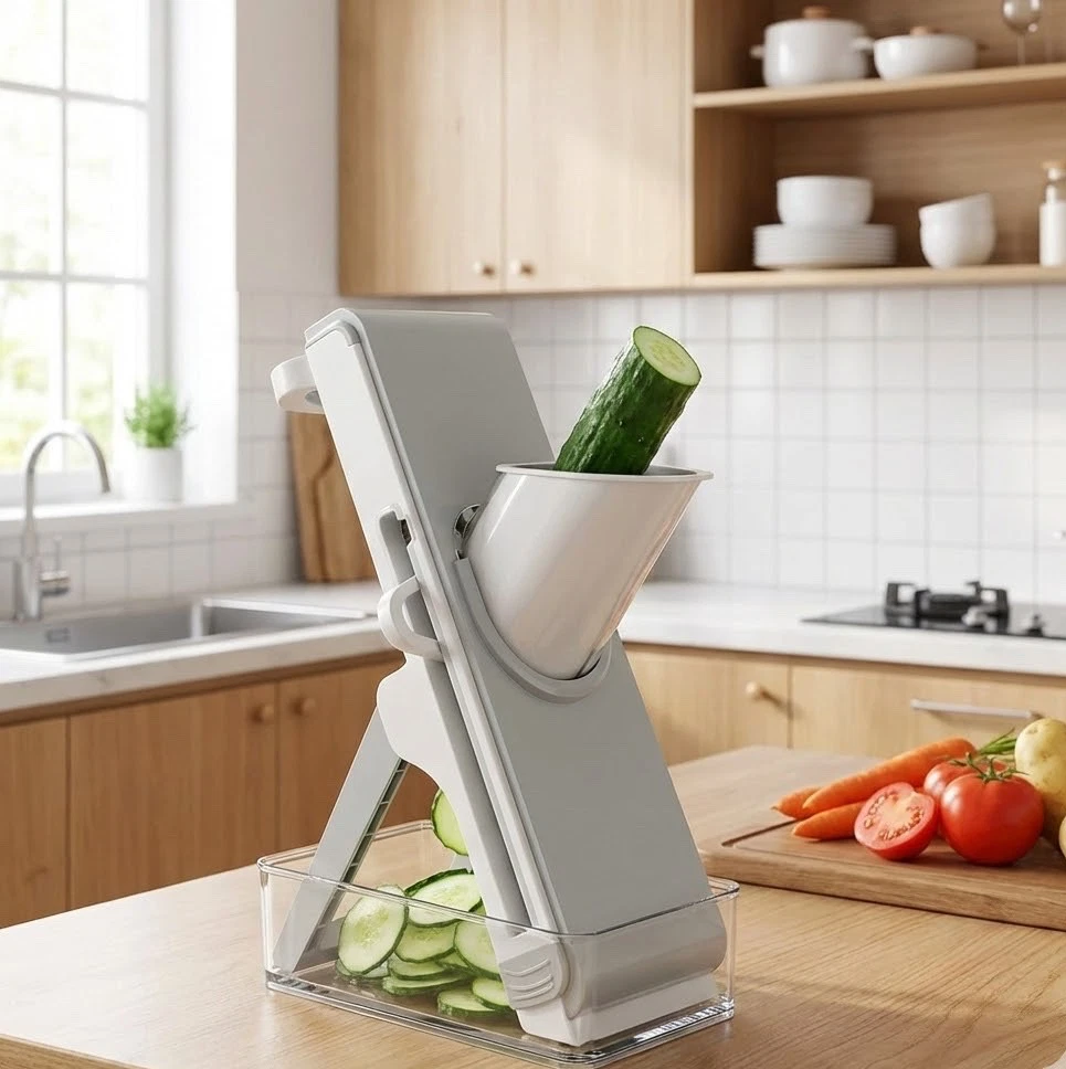Stainless Steel Adjustable Mandoline Vegetable Slicer Chopper Dicer
Opens in a new window or tab