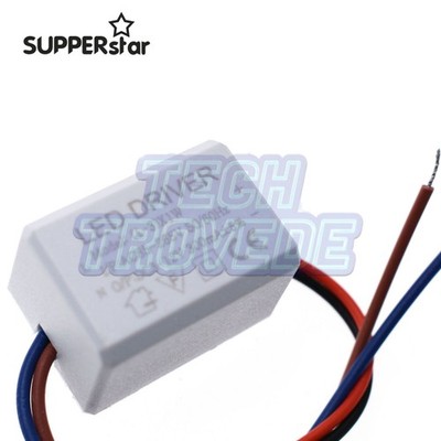 AC 3X1W 85V-265V to DC 12V LED Electronic Transformator Power Supply Driver ASS