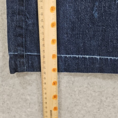 J Crew Damen Größe 6 Jeans Denim Hose Passform weites Bein Taschen dunkle Waschung 30 x 28 - Bild 8 von 10