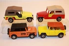 Four (4) Vintage Matchbox Lesney 1969 Field Cars #18 / 1977 Jeep CJ-6 #53