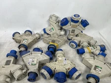 16 amp Plug Socket Splitter Mains 240V Motorhome,Caravan,Boat, stage, lot of 10