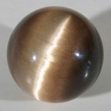 BEAUTIFUL .75" GOLDEN HONEY FIBER OPTIC CONTEMPORARY MARBLE SPHERE W/STAND MINT