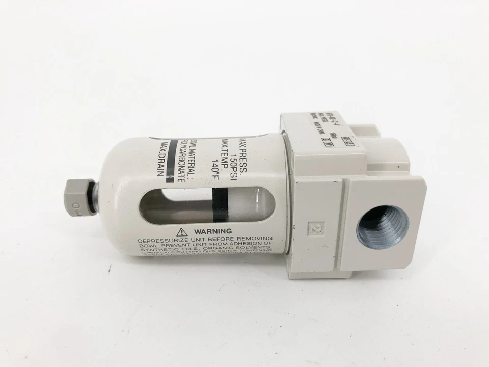 New SMC AF20-N02-CZ-A Air Filter 1/4" NPT 150psi - No Box - Image 4 of 4