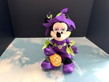 Minnie Mouse Halloween Witch Disney Store 12  Plush Costume Trick or treat