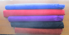 Suede Cowhide 2-3 oz 1-1.6mm -5 COLORS Premium A/B Grade SOLD AS A LOT